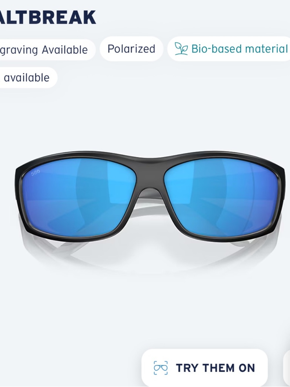 NWT Costa Saltbreak Polarized Sunglasses - Picture 6 of 11